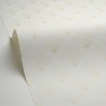 Caselio|Papel pintado art déco chic blanco y dorado|Art Deco