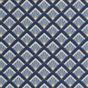 Caselio|Papel pintado art déco azul, ideal para dormitorio|Art Deco