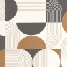 Caselio|Papier peint moderne design géométrique avec cercles|Cercles