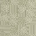 Caselio|Modern bedroom wallpaper in green with 3D grooves|Modern