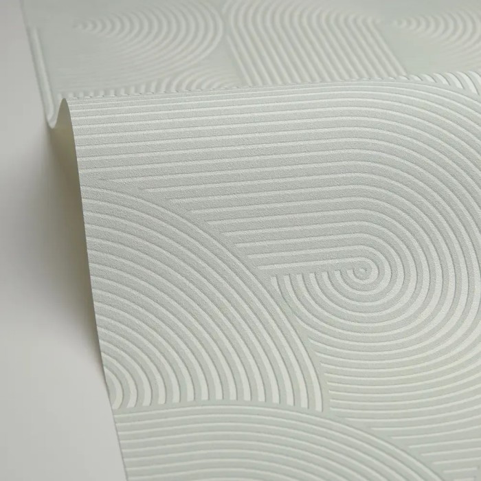 Caselio|Papel pintado moderno diseño setentero verde|Papel Pintado