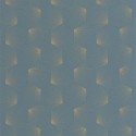 Caselio|Papel pintado moderno azul y dorado metalizado|Art Deco