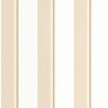 Caselio|Papel pintado escandinavo rayas beige y dorado metalizado|Rayas