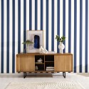 Caselio|Papier peint rayures bleues et violet|Rayures
