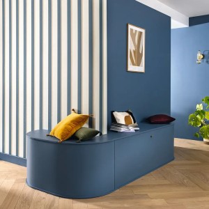 Cristiana Masi|Wallpaper wide ochre stripes|Stripes 2