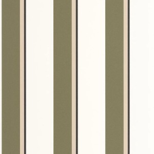 Grandeco|Papier peint moderne rayures irrégulières vert|Rayures
