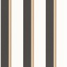 Caselio|Black, beige, and camel striped wallpaper|Stripes