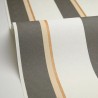 Caselio|Black, beige, and camel striped wallpaper|Stripes