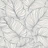 Papeldecor|Papier peint grandes fleurs blanches|Liquidation