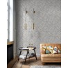 Papeldecor|Papier peint grandes fleurs blanches|Liquidation