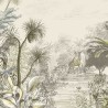 Eijffinger|Papier peint panoramique jungle africaine girafes et zèbres|Panoramiques