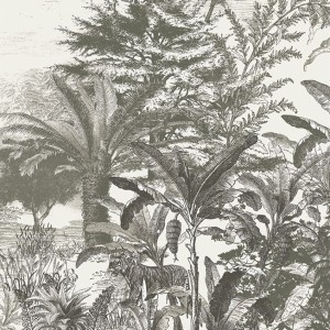 Eijffinger|Wandbild afrikanische Landschaft mit Fauna|Wandbild