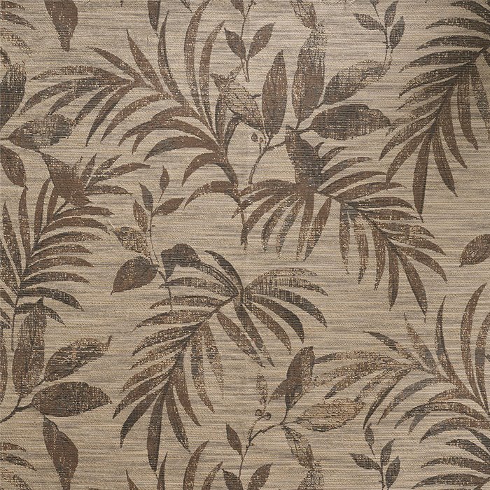 Revestimiento pared floral negro color tabaco - Casamance Féroé 70950118
