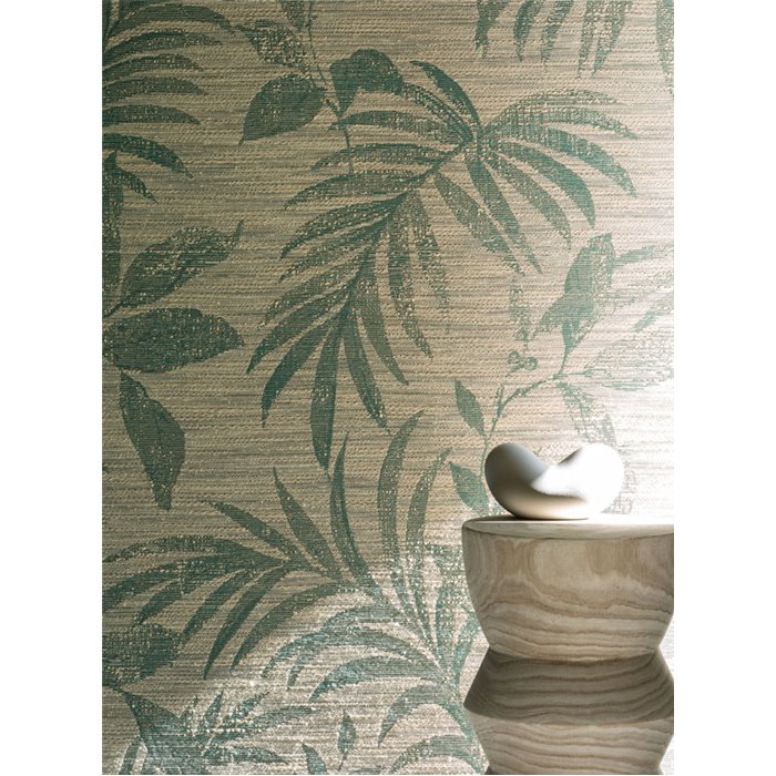 Casamance|Revêtements Muraux floral vert émeraude|Revêtements Muraux