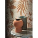 Casamance|Wandverkleidung floral schwarz tabakfarben|Wandverkleidungen