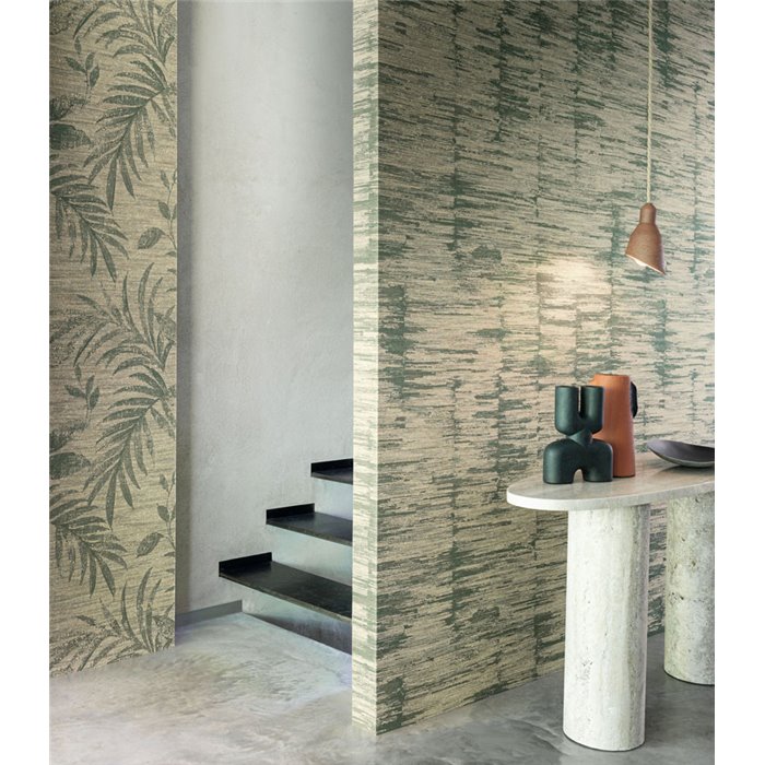 Casamance|Wallcovering semi-plain orange ochre|Wall Coverings