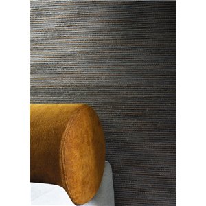 Casamance|Wallcovering raffia wicker chevron khaki green|Wall Coverings 2