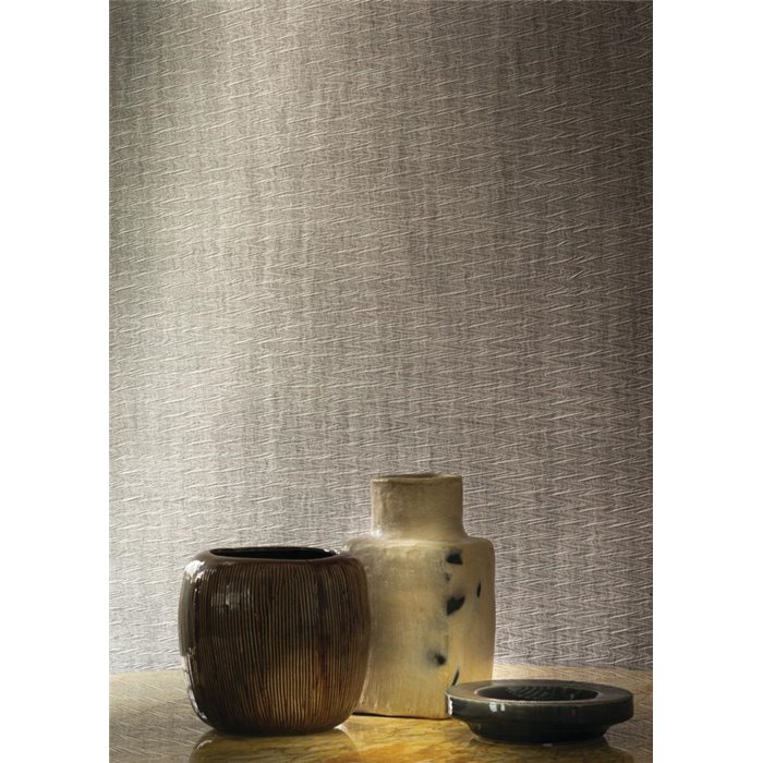 Revestimiento pared tejido plisado color topo - Casamance Théia 71090512