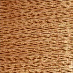 Casamance|Geflechtmuster Tapete kupfer-gold metallisch|Hochwertige