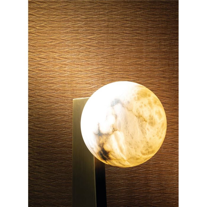 Revestimiento pared tejido plisado color cobre - Casamance Théia 71091502