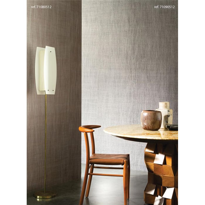 Casamance|Wallcovering pleated fabric moon black|Wall Coverings