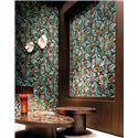 Casamance|Revêtements Muraux velours vert multicolore|Revêtements Muraux