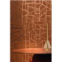 Casamance|Revêtements Muraux métallisé rouge orange|Revêtements Muraux