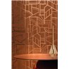 Casamance|Revêtements Muraux métallisé rouge orange|Revêtements Muraux