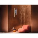 Casamance|Revestimiento pared metalizado rojo naranja|Revestimientos de Pared