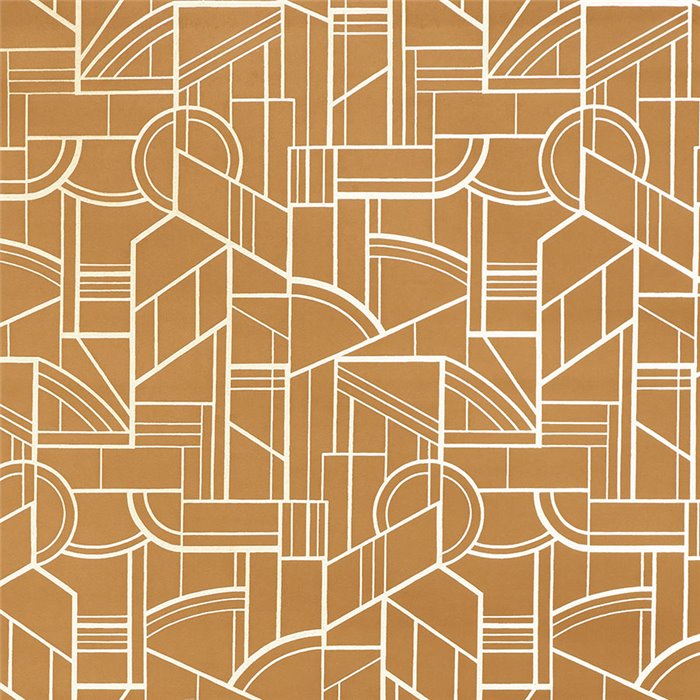 Casamance|Revestimiento pared metalizado naranja amarillo|Revestimientos de Pared