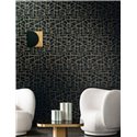 Casamance|Revestimiento pared metalizado negro|Revestimientos de Pared