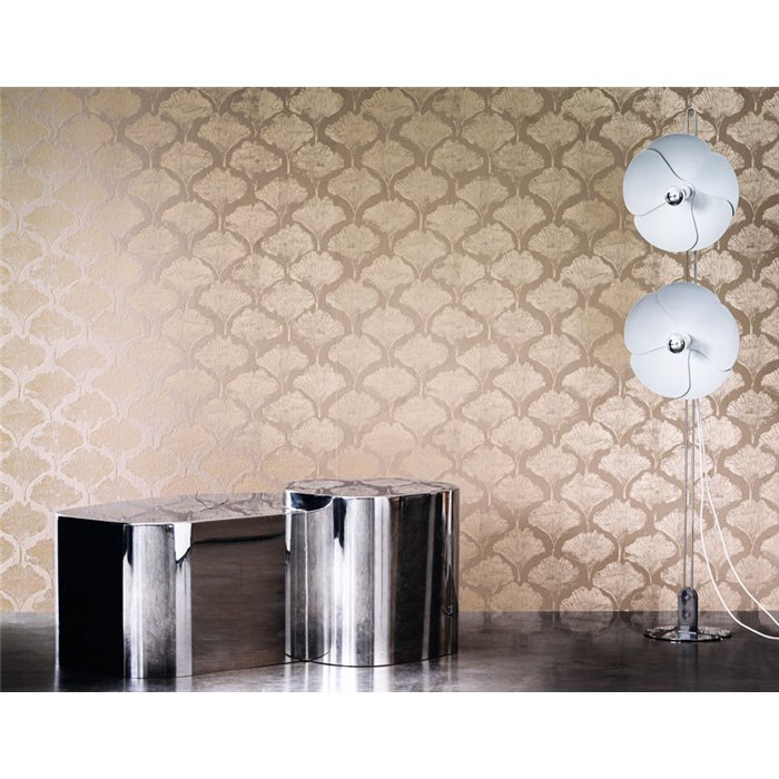 Casamance|Revestimiento pared terciopelo gris beige|Revestimientos de Pared