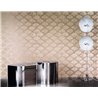 Casamance|Wandverkleidung Samt grau beige|Wandverkleidungen