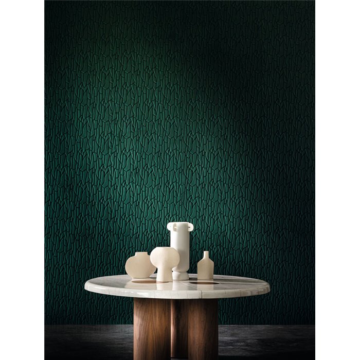 Casamance|Wallcovering acoustic velvet green|Wall Coverings