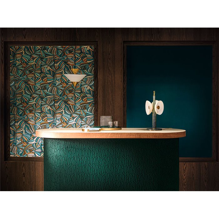 Casamance|Wallcovering acoustic velvet green|Wall Coverings
