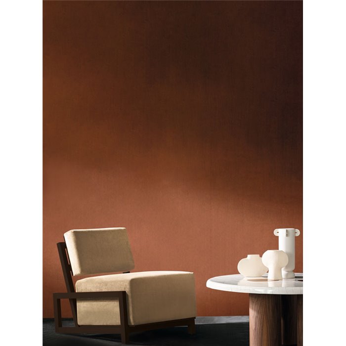 Revestimiento pared terciopelo liso naranja rojo - Casamance Mellow 71050105