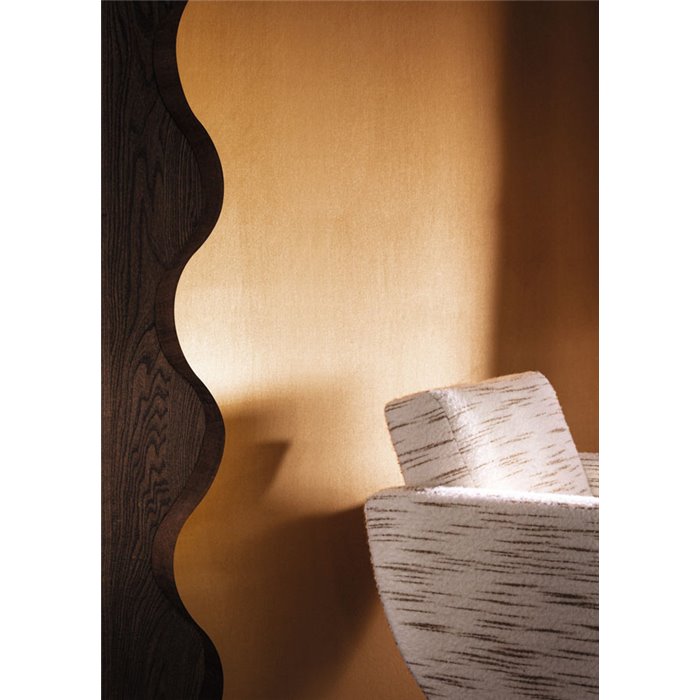 Casamance|Revestimiento pared terciopelo liso naranja amarillo|Revestimientos de Pared