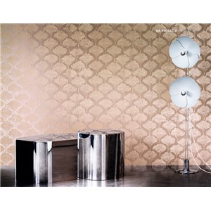 Elitis|Wallcovering velvet mottled light brown|Wall Coverings 2