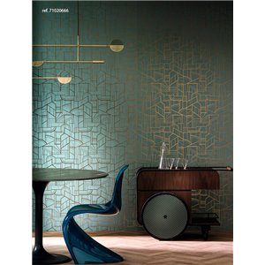 Casamance|Wandverkleidung halbglatt blau grauwolkig|Wandverkleidungen 2