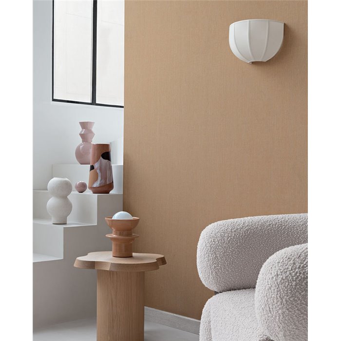 Revestimiento pared lino liso color azafrán - Casamance Linora 71383682