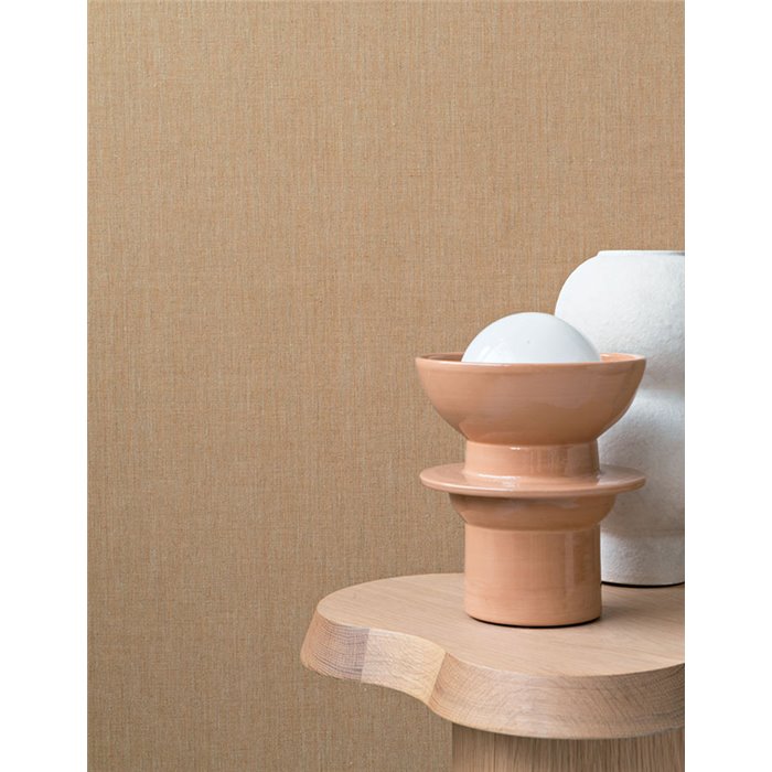 Casamance|Wandverkleidung Leinen glatt safrangelb|Wandverkleidungen