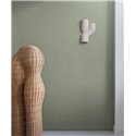 Casamance|Revêtements Muraux lin uni vert gris|Revêtements Muraux