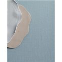 Casamance|Revêtements Muraux lin chevron bleu nuage|Revêtements Muraux