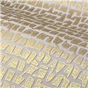 Casamance|Wandverkleidung Leinen Mosaik metallisiert beige gold|Wandverkleidungen