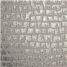 Casamance|Wandverkleidung Leinen Mosaik metallisiert platin-grau|Wandverkleidungen
