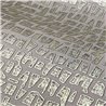 Casamance|Wandverkleidung Leinen Mosaik metallisiert platin-grau|Wandverkleidungen