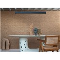 Casamance|Revêtements Muraux lin mosaïque métallisée marron cuivré|Revêtements Muraux