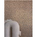 Casamance|Revêtements Muraux lin mosaïque métallisée marron cuivré|Revêtements Muraux