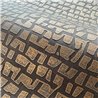 Casamance|Wandverkleidung Leinen Mosaik metallisiert kupferbraun|Wandverkleidungen