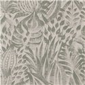 Casamance|Wallcovering linen ethnic floral pattern beige green|Wall Coverings